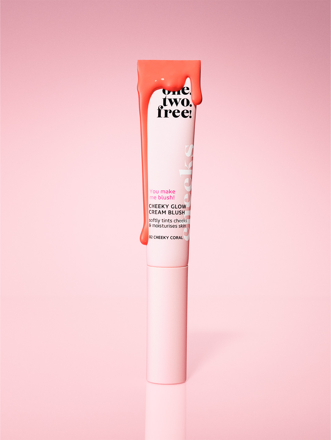Cheeky Glow Cream Blush – Cheeky Coral - product image slide number 1