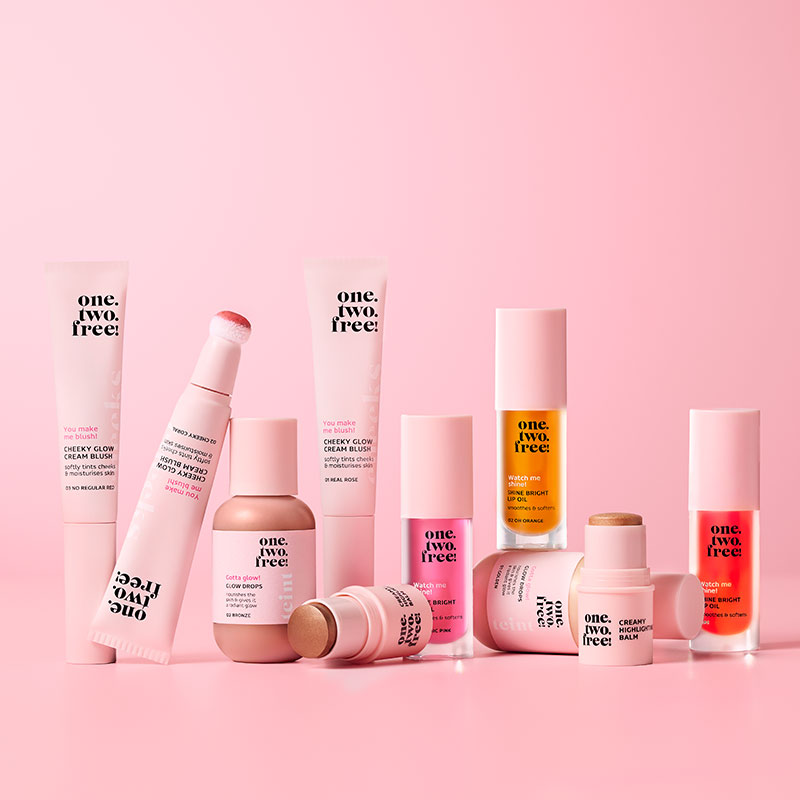 Several products of the productline Make-up