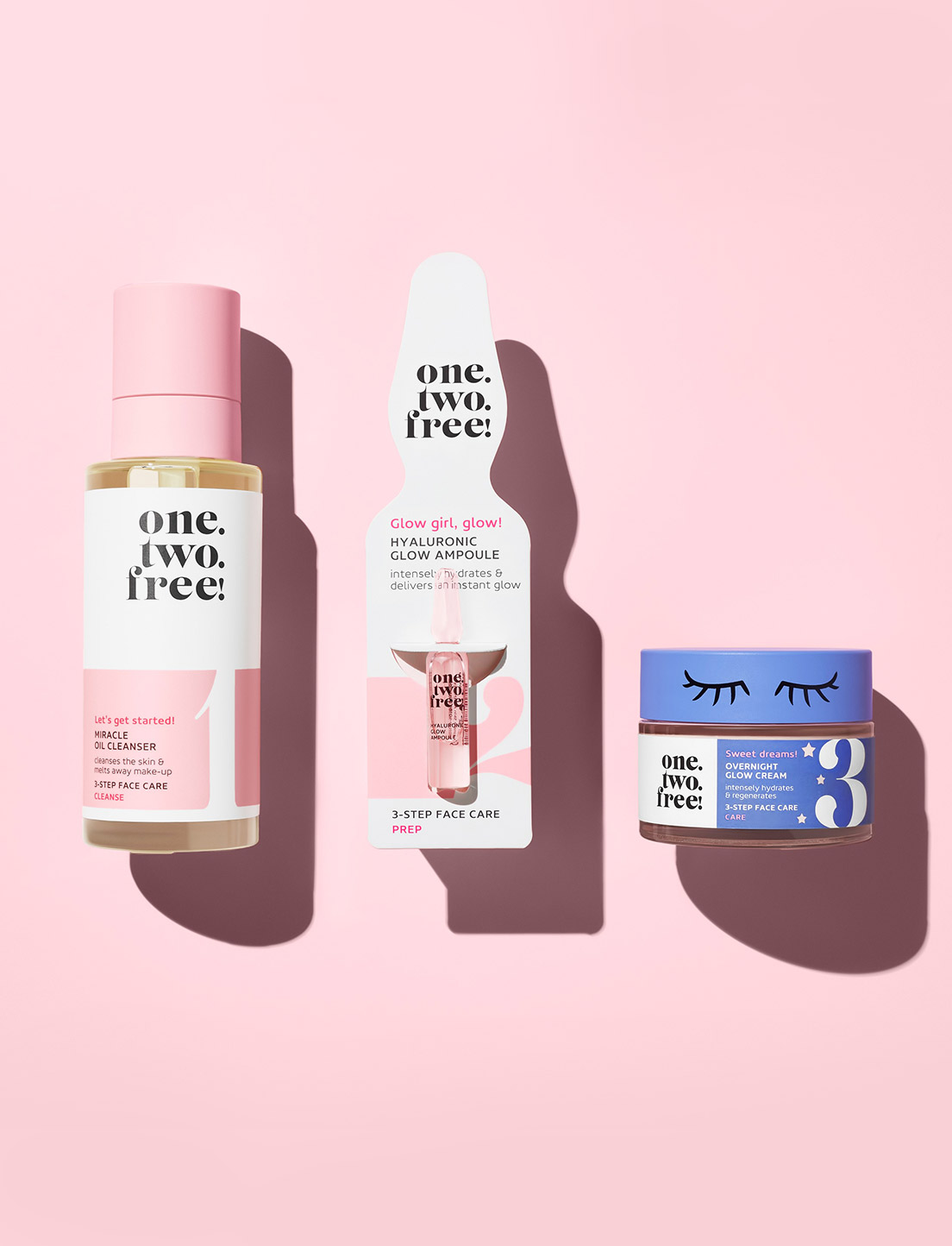 Selfcare night routine products