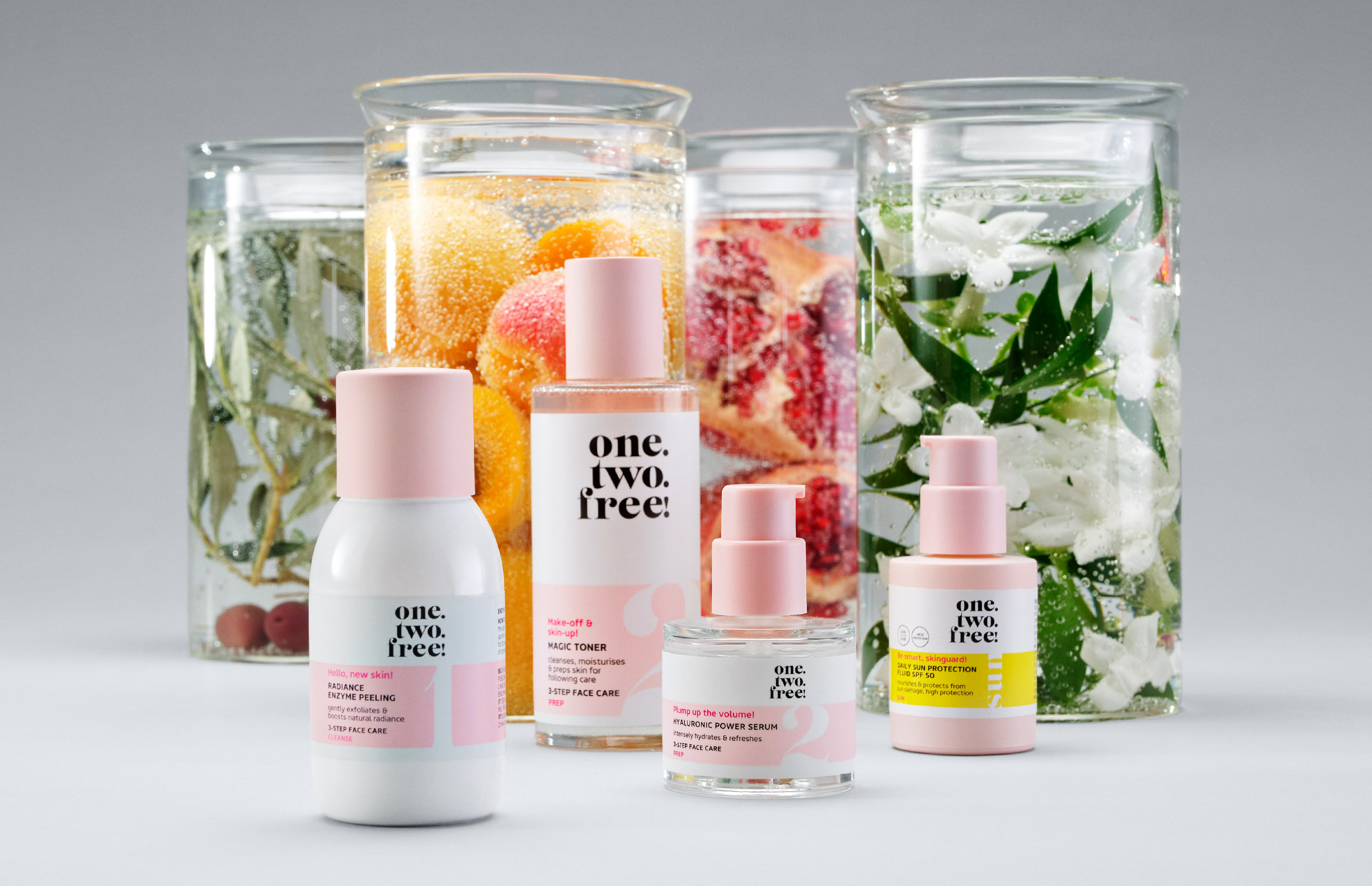Fermented pomegranate enzyme, fermented jasmine flower, fermented pear
